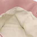 GUCCI Swing Tote Bag Leather Pink Gold 354408 Auth 177603-19