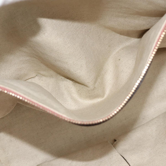 GUCCI Swing Tote Bag Leather Pink Gold 354408 Auth 177603