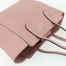 GUCCI Swing Tote Bag Leather Pink Gold 354408 Auth 177603-6