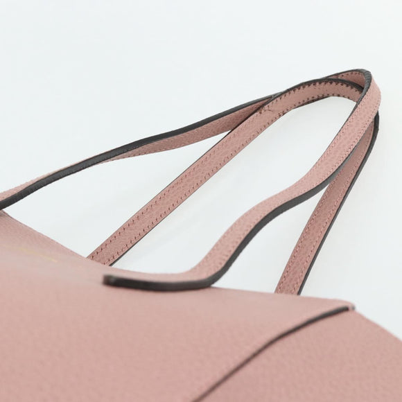 GUCCI Swing Tote Bag Leather Pink Gold 354408 Auth 177603