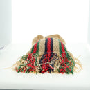 GUCCI Shoulder Bag Raffia Multicolor Auth 177605M-10