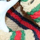 GUCCI Shoulder Bag Raffia Multicolor Auth 177605M-18