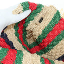 GUCCI Shoulder Bag Raffia Multicolor Auth 177605M-19