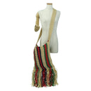GUCCI Shoulder Bag Raffia Multicolor Auth 177605M-22