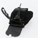 GUCCI Bamboo Backpack Suede Black Gold 003 1705 0030 Auth 177608-10