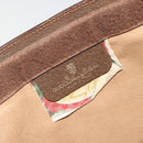 GUCCI GG Supreme Web Sherry Line Clutch Bag PVC Beige 89 01 032 Auth 177611-13