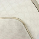 GUCCI GG Supreme Boston Bag PVC White Gold 193603 Auth 177613A-16
