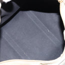 GUCCI GG Supreme Boston Bag PVC White Gold 193603 Auth 177613A-11