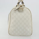GUCCI GG Supreme Boston Bag PVC White Gold 193603 Auth 177613A-3