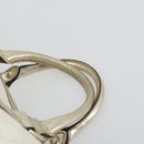 GUCCI GG Supreme Boston Bag PVC White Gold 193603 Auth 177613A-8