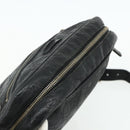 GUCCI GG Canvas Guccissima Shoulder Bag Leather Black Gold 201448 Auth 177614-6