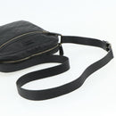 GUCCI GG Canvas Guccissima Shoulder Bag Leather Black Gold 201448 Auth 177614-7