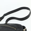 GUCCI GG Canvas Guccissima Shoulder Bag Leather Black Gold 201448 Auth 177614-8