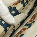 GUCCI GG Canvas Guccissima Tote Bag Leather Ivory Gold 145993 Auth 177615-21