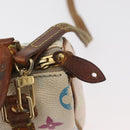 LOUIS VUITTON Monogram Multicolor Mini Speedy Hand Bag White M92645 Auth 177623-20
