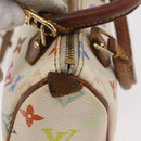 LOUIS VUITTON Monogram Multicolor Mini Speedy Hand Bag White M92645 Auth 177623-21