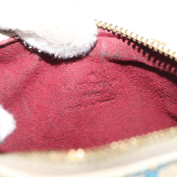 LOUIS VUITTON Monogram Multicolor Mini Speedy Hand Bag White M92645 Auth 177623