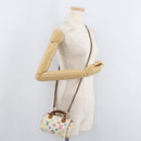 LOUIS VUITTON Monogram Multicolor Mini Speedy Hand Bag White M92645 Auth 177623-25