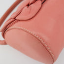 LOEWE Handtas Leer Roze Goud Auth 177624A-14