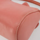 LOEWE Handtas Leer Roze Goud Auth 177624A-15