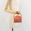 LOEWE Handtas Leer Roze Goud Auth 177624A-21