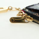 LOUIS VUITTON Multicolor Pochette Cles NM Coin Purse Black M60279 Auth 177627SAM-18