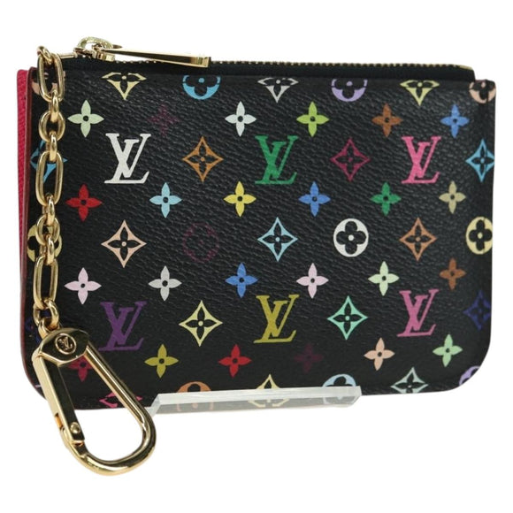 LOUIS VUITTON Multicolor Pochette Cles NM Portemonnee Zwart M60279 Auth 177627SAM