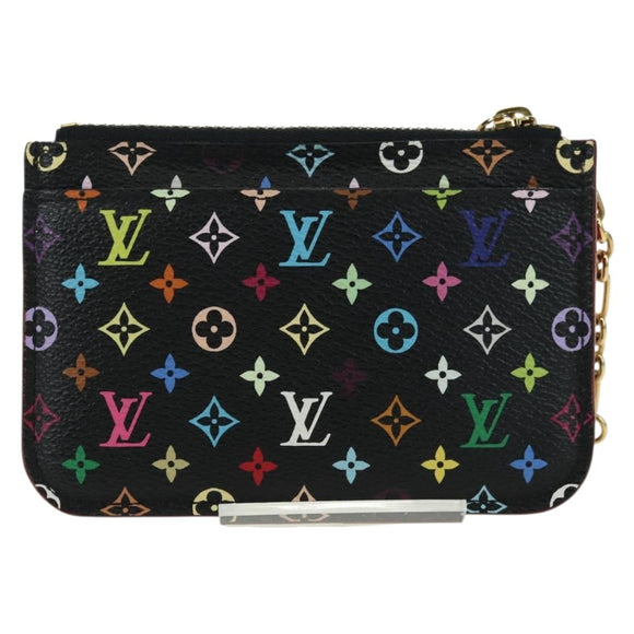 LOUIS VUITTON Multicolor Pochette Cles NM Portemonnee Zwart M60279 Auth 177627SAM