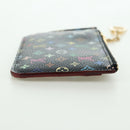 LOUIS VUITTON Multicolor Pochette Cles NM Coin Purse Black M60279 Auth 177627SAM-3