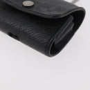 LOUIS VUITTON Monogram Eclipse Etui Earphone Case Zwart N00341 LV Auth 177630A-14