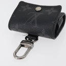 LOUIS VUITTON Monogram Eclipse Etui Earphone Case Zwart N00341 LV Auth 177630A-6