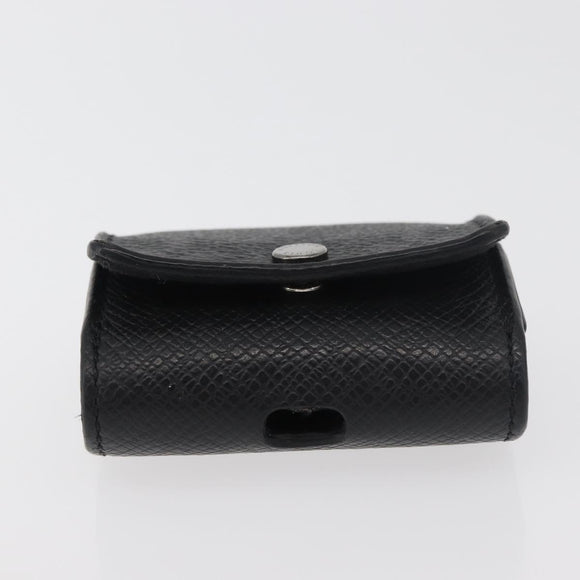 LOUIS VUITTON Monogram Eclipse Etui Earphone Case Zwart N00341 LV Auth 177630A