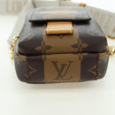 LOUIS VUITTON Monogram Stripe LVxNIGO Double Phone Pouch M81005 LV Auth 177632M-5