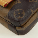 LOUIS VUITTON Monogram Stripe LVxNIGO Double Phone Pouch M81005 LV Auth 177632M-16
