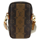 LOUIS VUITTON Monogram Stripe LVxNIGO Double Phone Pouch M81005 LV Auth 177632M-2