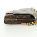LOUIS VUITTON Monogram Stripe LVxNIGO Double Phone Pouch M81005 LV Auth 177632M-4
