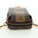 LOUIS VUITTON Monogram Stripe LVxNIGO Double Phone Pouch M81005 LV Auth 177632M-6