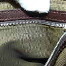 FENDI Zucca Canvas Mamma Baguette Shoulder Bag Brown Black Auth 177645SAV-11