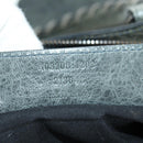 BALENCIAGA The First Hand Bag Leather 2way Gray 103208 Auth 177647SAM-12