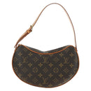 LOUIS VUITTON Monogram Pochette Croissant Shoulder Bag M51510 LV Auth 177650SAV-13