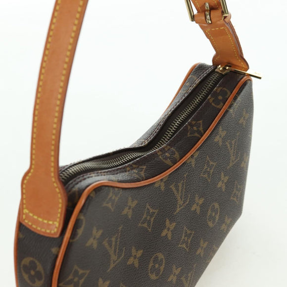 LOUIS VUITTON Monogram Pochette Croissant Shoulder Bag M51510 LV Auth 177650SAV