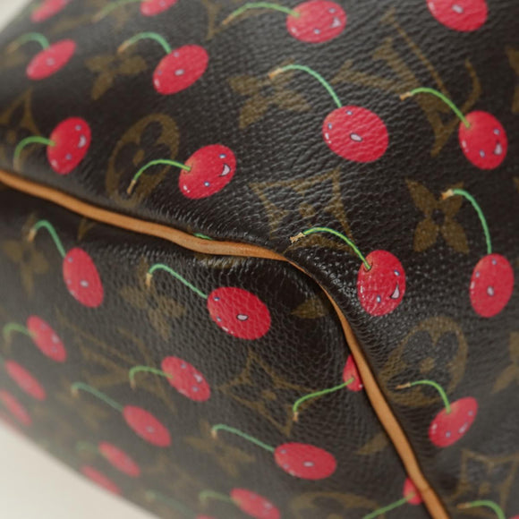 LOUIS VUITTON Monogram Cherry Speedy 25 Hand Bag M95009 LV Auth 177652SAV
