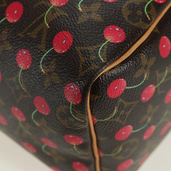 LOUIS VUITTON Monogram Cherry Speedy 25 Hand Bag M95009 LV Auth 177652SAV