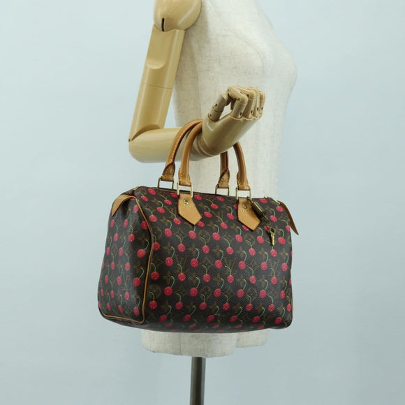 LOUIS VUITTON Monogram Cherry Speedy 25 Hand Bag M95009 LV Auth 177652SAV