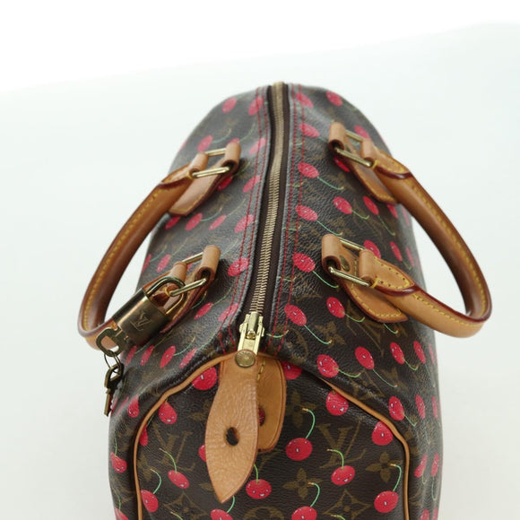 LOUIS VUITTON Monogram Cherry Speedy 25 Hand Bag M95009 LV Auth 177652SAV