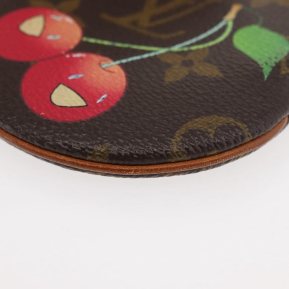 LOUIS VUITTON Monogram Cherry Porte Monnaie Ron Coin Purse M95043 Auth 177653V