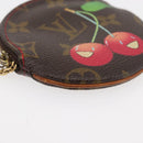 LOUIS VUITTON Monogram Cherry Porte Monnaie Ron Coin Purse M95043 Auth 177653V-8