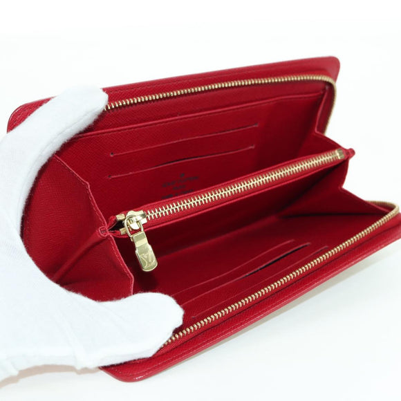 LOUIS VUITTON Monogram Cherry Porte Monnaie Zip Long Wallet M95006 Auth 177654V
