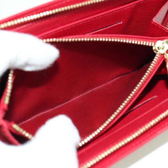 LOUIS VUITTON Monogram Cherry Porte Monnaie Zip Long Wallet M95006 Auth 177654V