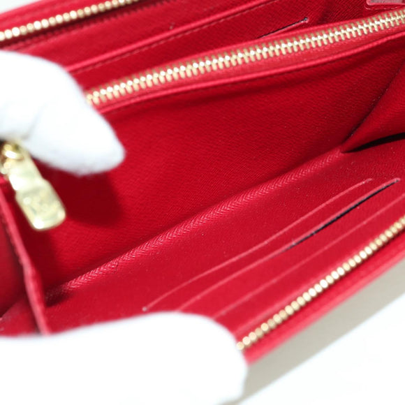 LOUIS VUITTON Monogram Cherry Porte Monnaie Zip Long Wallet M95006 Auth 177654V